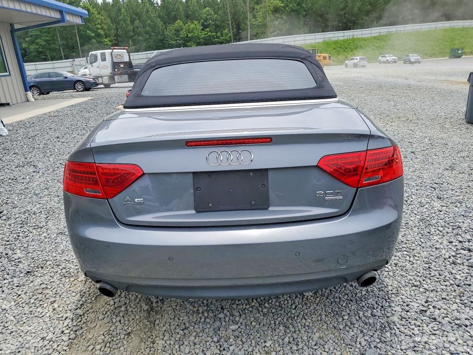 2014 Audi A5 VIN WAULFAFH4EN006745 COPART salvage auction — WATER/FLOOD, Fl - Dlr Only Cert Of Destruction, sold $3,100 on 2026-07-09 (photo 6)