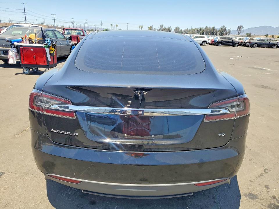 2015 Tesla Model s VIN 5YJSA1S13FF100539 COPART salvage auction — FRONT END, Ca - Salvage Certificate, sold $1,350 on 2026-07-27 (photo 6)