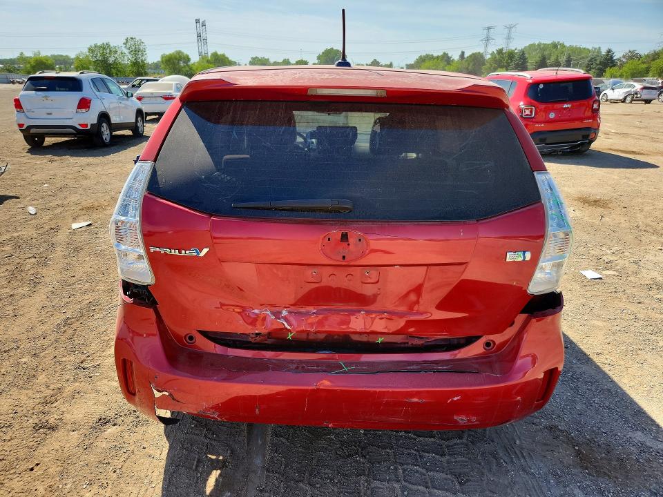 2013 Toyota Prius VIN JTDZN3EU7D3232301 COPART salvage auction — REAR END, Il - Salvage Certificate, sold $1,450 on 2026-07-09 (photo 6)