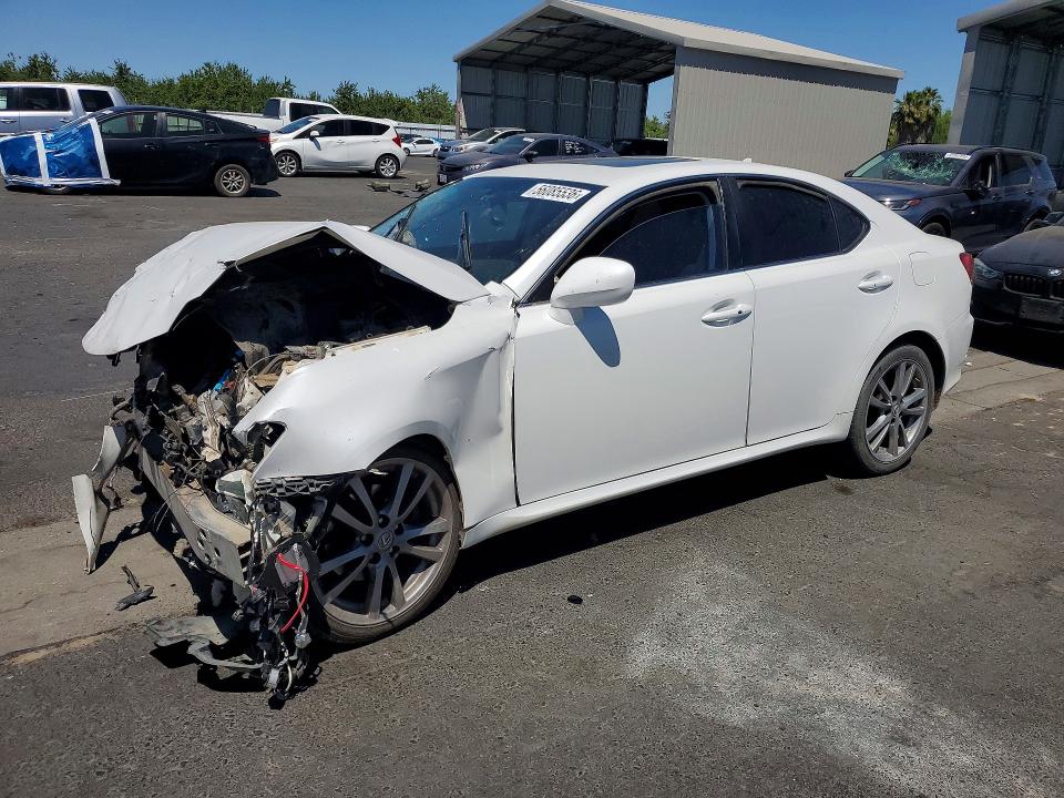 2008 Lexus Is 250 VIN JTHBK262X85057746 COPART salvage auction — FRONT END, CA - SALVAGE CERTIFICATE, sold $200 on 2026-07-13 (photo 1)