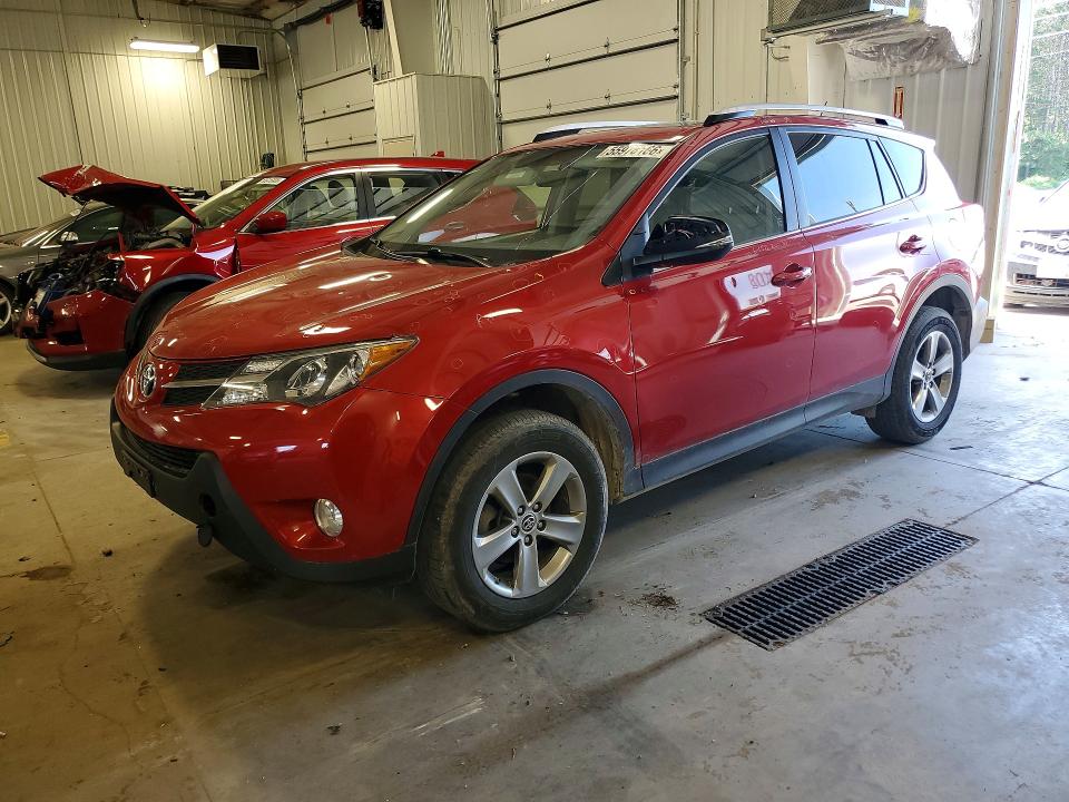 2015 Toyota VIN JTMRFREVXFD160340 COPART salvage auction — HAIL, Mn - Cert Of Title-Salvage, sold $2,300 on 2026-07-21 (photo 1)