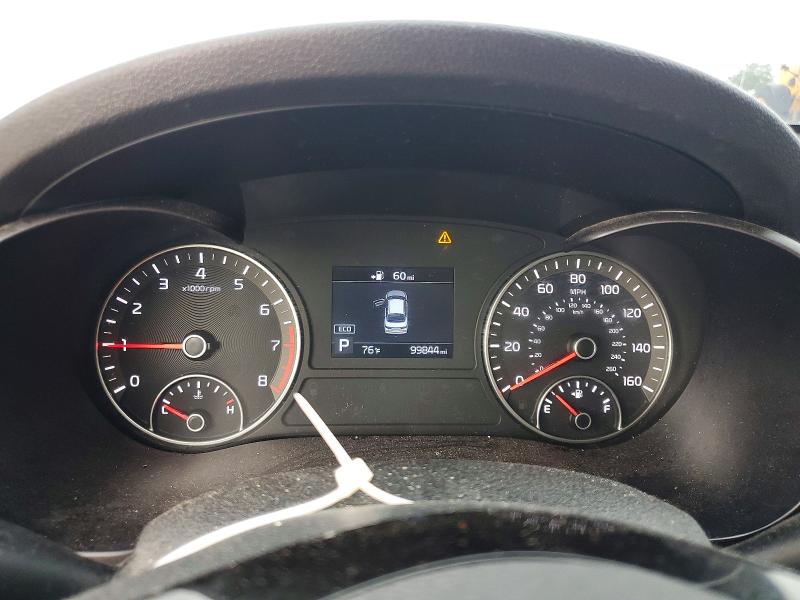 2019 Kia Optima VIN 5XXGT4L33KG306789 COPART salvage auction — REAR END, OH - CERT OF TITLE-SALVAGE, sold $2,150 on 2026-07-31 (photo 9)