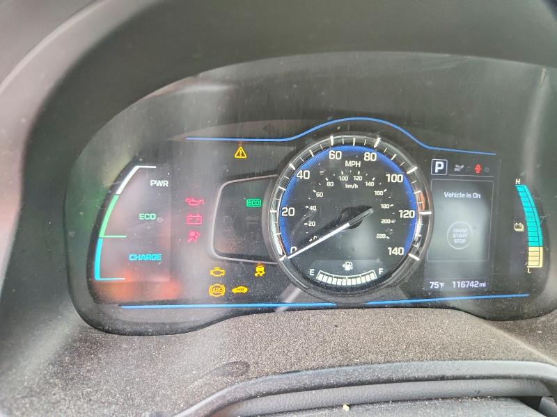 2019 Hyundai Ioniq VIN KMHC65LD3KU144348 COPART salvage auction — FRONT END, NY - MV-907A SALVAGE CERTIFICATE, sold $475 on 2026-07-27 (photo 9)
