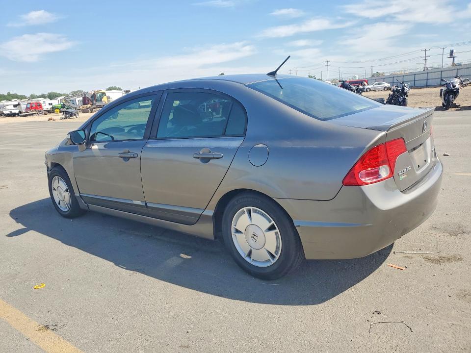 2008 Honda Civic hybrid VIN JHMFA36228S006687 COPART salvage auction — FRONT END, Id - Salvage Certificate Of Title, sold $325 on 2026-07-09 (photo 2)