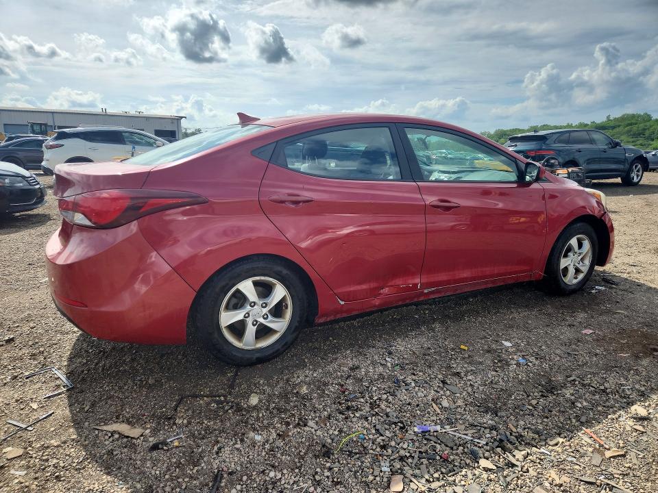 2014 Hyundai Elantra VIN KMHDH4AE2EU158153 COPART salvage auction — SIDE, Il - Salvage Certificate, sold $400 on 2026-07-29 (photo 3)