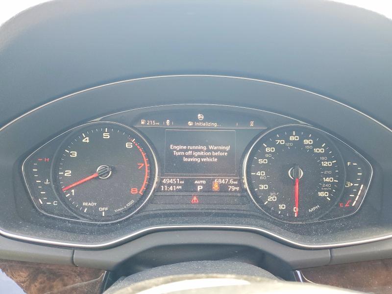 2020 Audi Q5 VIN WA1ANAFY0L2106864 COPART salvage auction — FRONT END, Ny - Mv-907A Salvage Certificate, sold $475 on 2026-07-23 (photo 9)