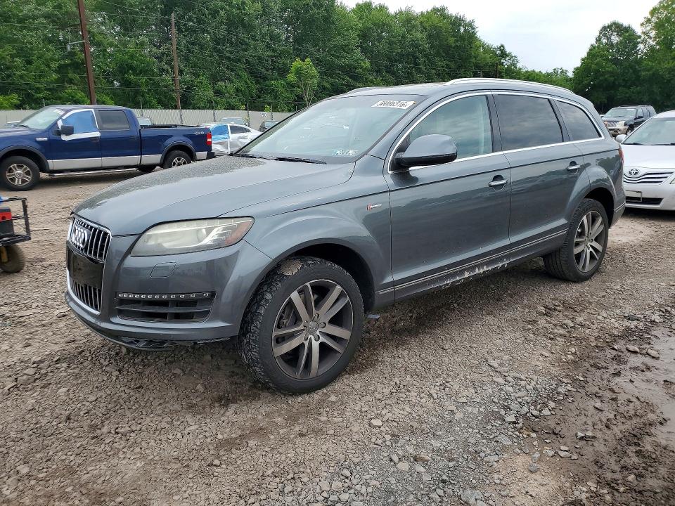 2014 Audi Q7 VIN WA1LGAFE5ED017985 COPART salvage auction — FRONT END, Pa - Certificate Of Salvage, sold $1,350 on 2026-07-15 (photo 1)