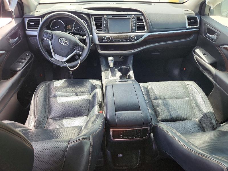 2016 Toyota Highlander VIN 5TDDKRFH9GS299671 COPART salvage auction — FRONT END, Oh - Cert Of Title-Salvage, sold $5,500 on 2026-07-24 (photo 8)