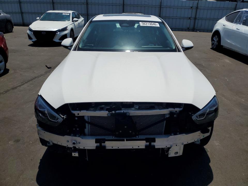 2025 Mercedes-benz C class VIN W1KAF4HBXSR258434 COPART salvage auction — FRONT END, CA - SALVAGE CERTIFICATE (P), sold $19,500 on 2026-07-27 (photo 5)
