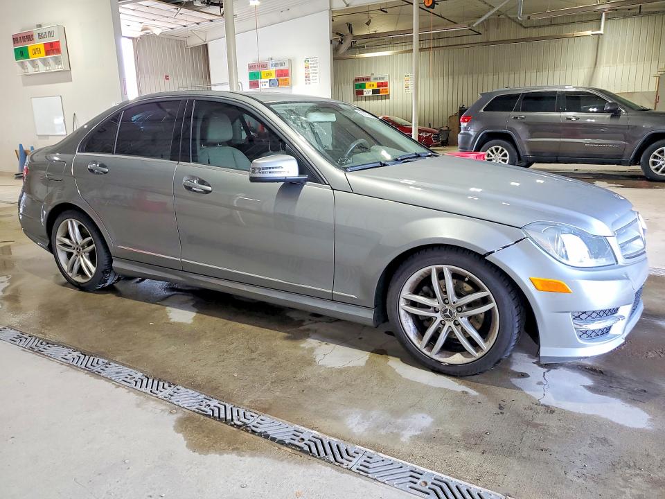 2012 Mercedes-benz C-klasse VIN WDDGF8BB8CR231793 COPART salvage auction — FRONT END, Pa - Certificate Of Salvage, sold $1,550 on 2026-07-13 (photo 4)