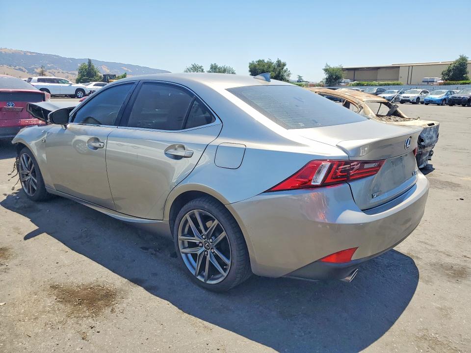 2015 Lexus Is VIN JTHBF1D26F5062179 COPART salvage auction — FRONT END, Ca - Salvage Certificate, sold $3,700 on 2026-07-14 (photo 2)