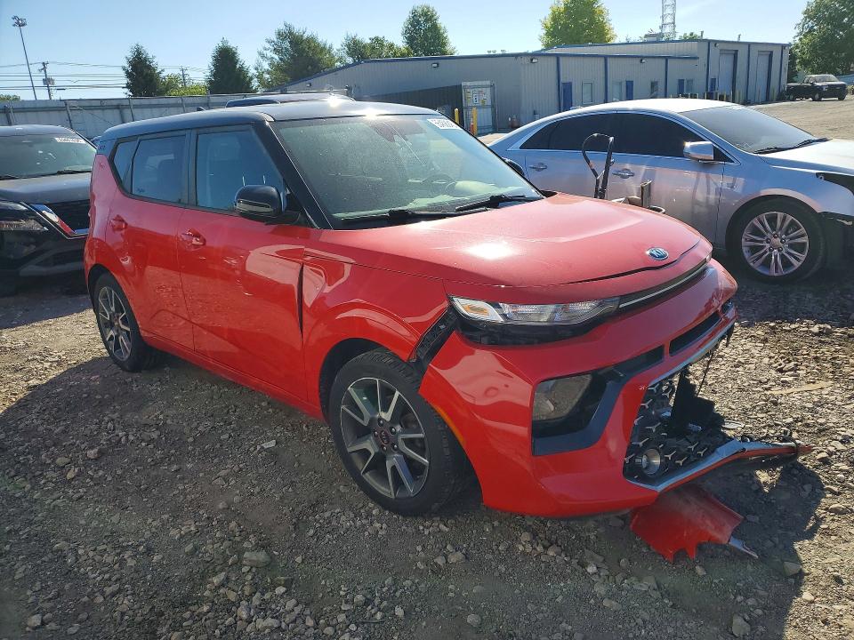 2020 Kia Soul VIN KNDJ63AUXL7058716 COPART salvage auction — FRONT END, Md - Cert Of Salvage > 75% Damage, sold $1,950 on 2026-07-27 (photo 4)