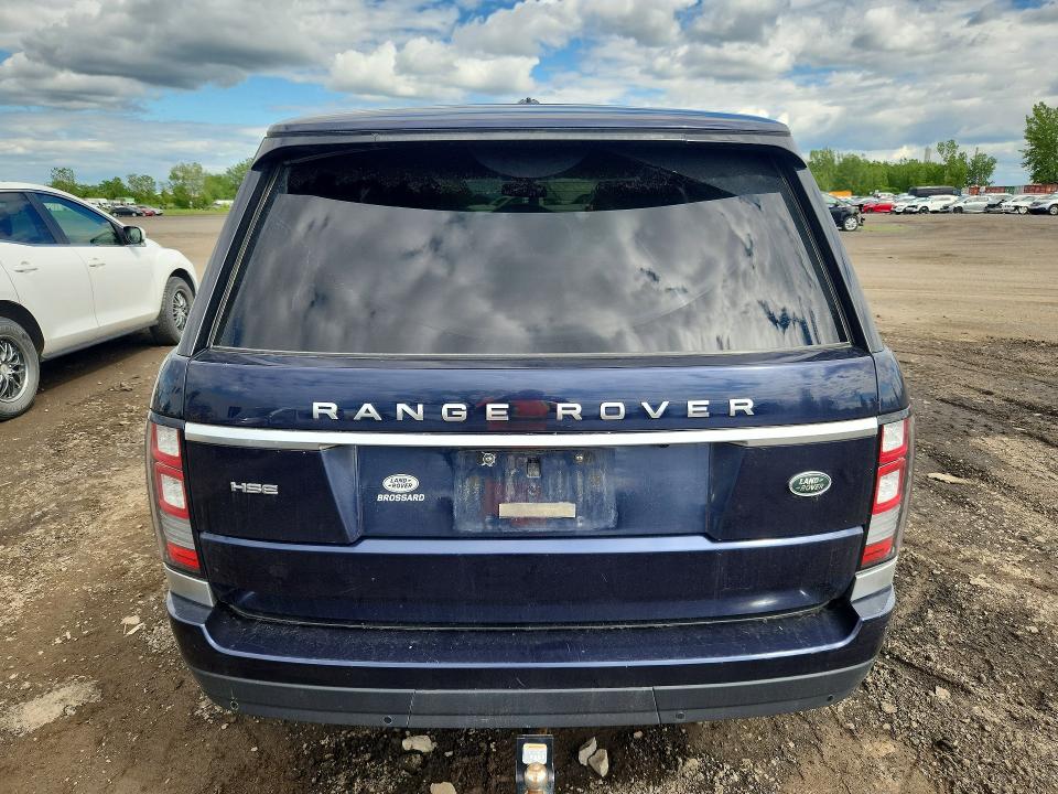 2015 Land rover RANGE ROVER VIN SALGS2VF8FA217888 COPART salvage auction — MINOR DENT/SCRATCHES, Qc - Gravement Accidente, sold $4,450 on 2026-07-07 (photo 6)
