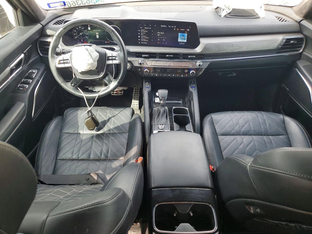 2024 Kia Telluride VIN 5XYP5DGC7RG481170 COPART salvage auction — Front End, TX - SALVAGE VEHICLE TITLE (P), sold $8,600 on 2026-07-09 (photo 8)
