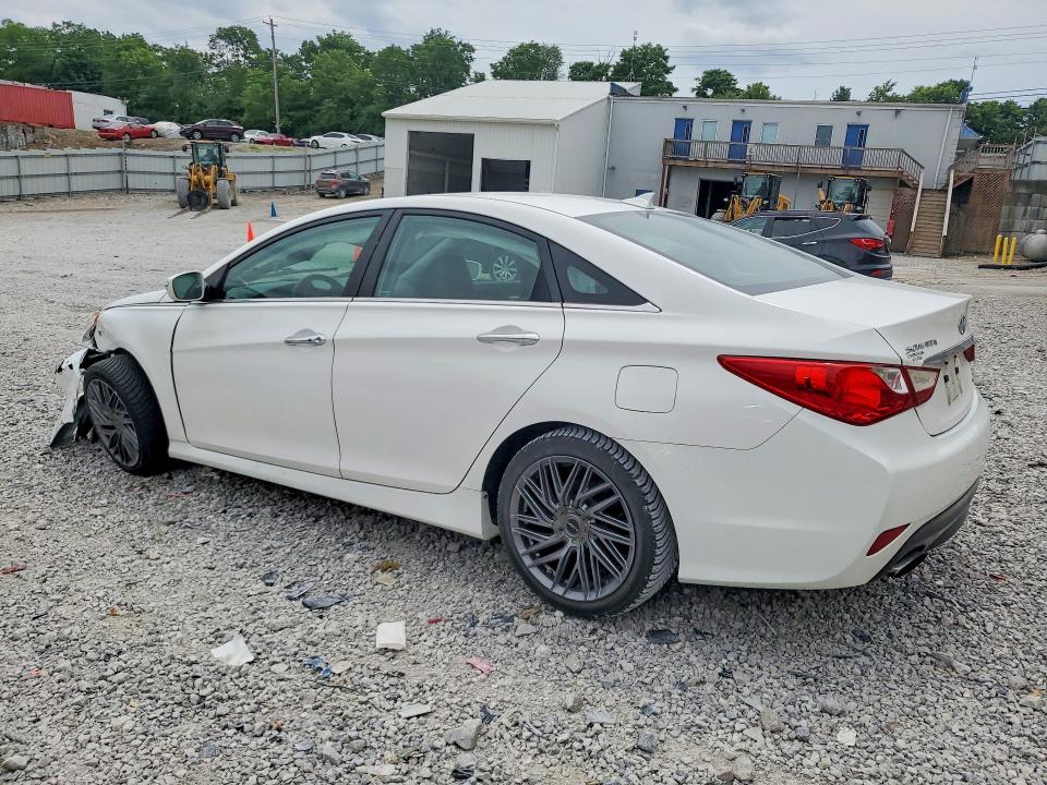 2014 Hyundai VIN 5NPEC4AB5EH848003 COPART salvage auction — FRONT END, Ky - Cert Of Title-Salvage, sold $125 on 2026-07-17 (photo 2)