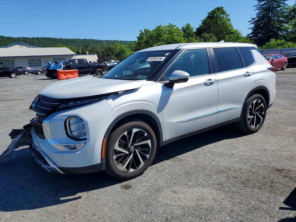 2022 Mitsubishi Outlander VIN JA4J3UA89NZ087045 COPART salvage auction — FRONT END, PA - CERTIFICATE OF SALVAGE, sold $4,900 on 2026-07-09 (photo 1)