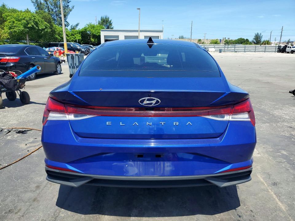 2021 Hyundai Elantra VIN 5NPLS4AG2MH012699 COPART salvage auction — FRONT END, Fl - Cert Of Title Slvg Rebuildable, sold $4,450 on 2026-07-27 (photo 6)