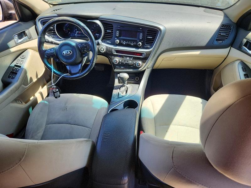 2014 Kia Optima VIN KNAGM4AD1E5071050 COPART salvage auction — REAR END, Ca - Salvage Certificate, sold $1,750 on 2026-07-09 (photo 8)