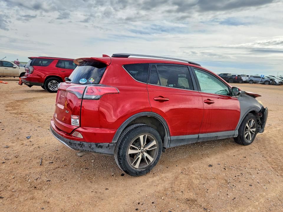 2017 Toyota Rav 4 VIN JTMWFREV1HJ131767 COPART salvage auction — FRONT END, Tx - Salvage Vehicle Title, sold $2,100 on 2026-07-15 (photo 3)