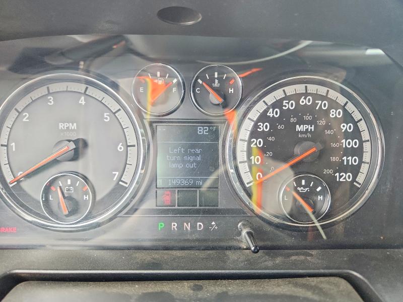 2009 Dodge Ram 1500 VIN 1D3HV18TX9S781286 COPART salvage auction — REAR END, Tx - Salvage Vehicle Title, sold $2,200 on 2026-07-23 (photo 9)