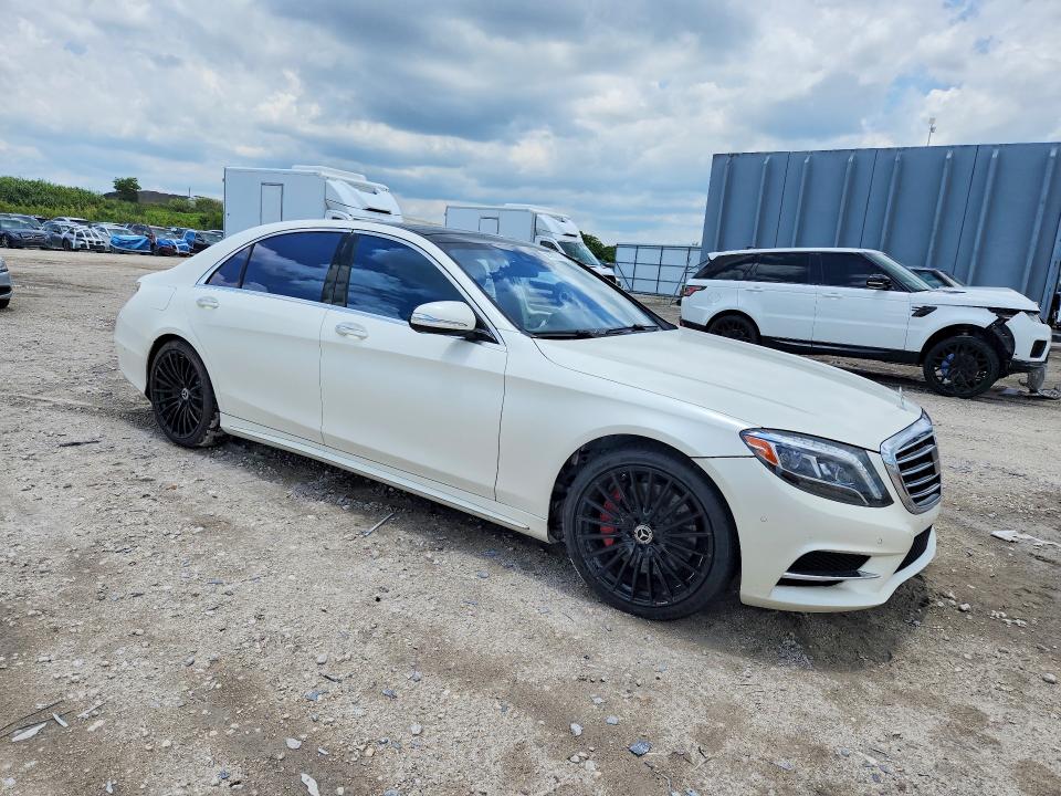 2015 Mercedes-benz S-klasse VIN WDDUG8CB1FA140947 COPART salvage auction — SIDE, Fl - Cert Of Title Slvg Rebuildable, sold $7,000 on 2026-07-02 (photo 4)