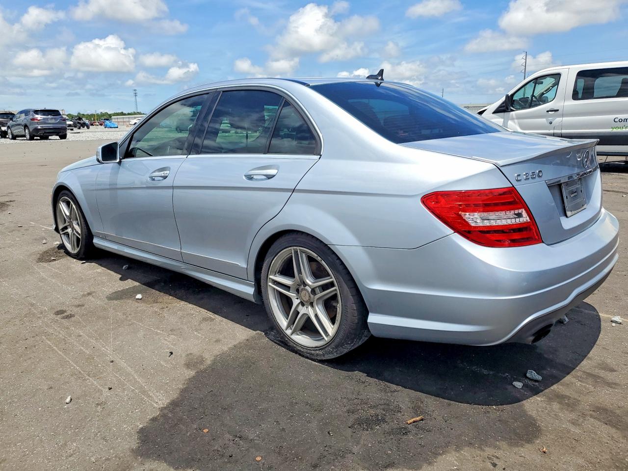 2013 Mercedes-Benz C-Class VIN WDDGF4HB2DA854052 COPART salvage auction — Mechanical, FL - CERTIFICATE OF TITLE, sold $325 on 2026-07-01 (photo 2)