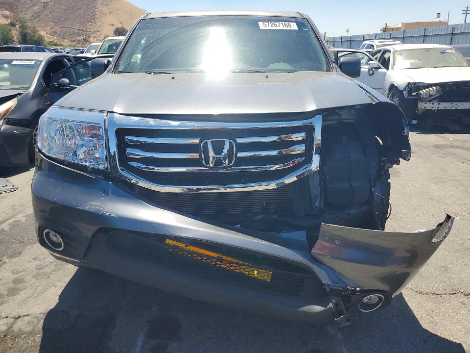 2013 Honda VIN 5FNYF3H4XDB018183 COPART salvage auction — FRONT END, Ca - Salvage Certificate, sold $1,750 on 2026-07-02 (photo 5)