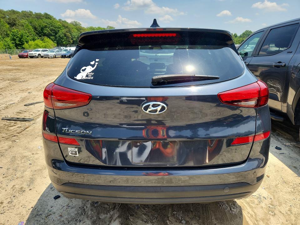 2019 Hyundai Tucson VIN KM8J23A48KU954021 COPART salvage auction — SIDE, Md - Cert Of Salvage > 75% Damage, sold $4,000 on 2026-07-07 (photo 6)