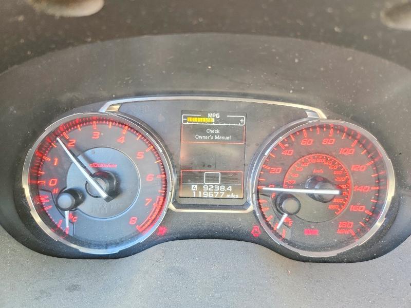 2017 Subaru VIN JF1VA1E66H9826192 COPART salvage auction — FRONT END, Oh - Cert Of Title-Salvage, sold $550 on 2026-07-24 (photo 9)
