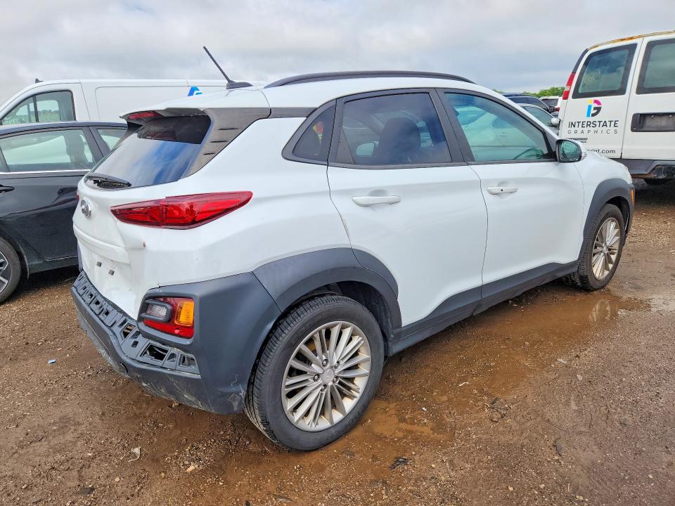 2018 Hyundai Kona VIN KM8K62AAXJU081458 COPART salvage auction — REAR END, Il - Salvage Certificate, sold $3,350 on 2026-07-28 (photo 3)