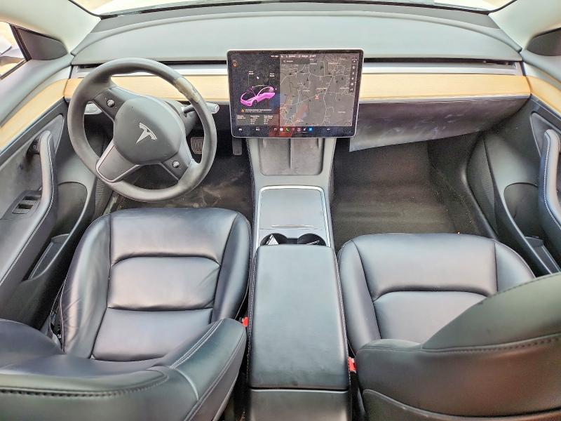 2021 Tesla Model 3 VIN 5YJ3E1EA9MF977103 COPART salvage auction — REAR END, Nc - Salvage Certificate Of Title, sold $5,100 on 2026-07-24 (photo 8)