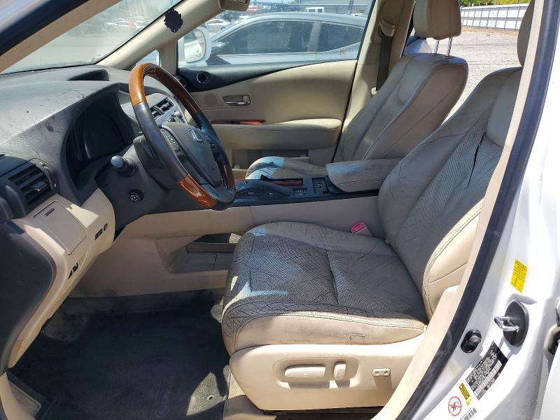 2010 Lexus Rx 350 VIN JTJBK1BA4A2417994 COPART salvage auction — VANDALISM, CA - SALVAGE CERTIFICATE, sold $3,200 on 2026-07-14 (photo 7)