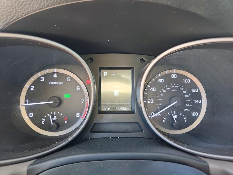 2018 Hyundai Santa fe VIN 5XYZU3LB8JG521392 COPART salvage auction — REAR END, Tx - Salvage Vehicle Title, sold $3,300 on 2026-07-31 (photo 9)
