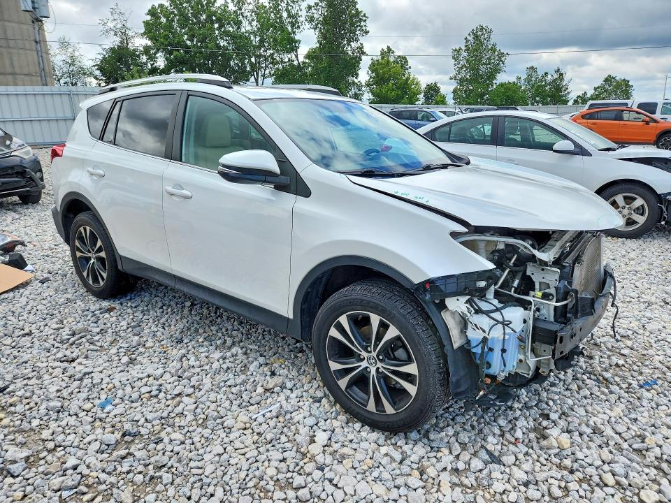 2015 Toyota Rav 4 VIN 2T3DFREV7FW261154 COPART salvage auction — FRONT END, Mi - Certificate Of Title, sold $7,800 on 2026-07-02 (photo 4)