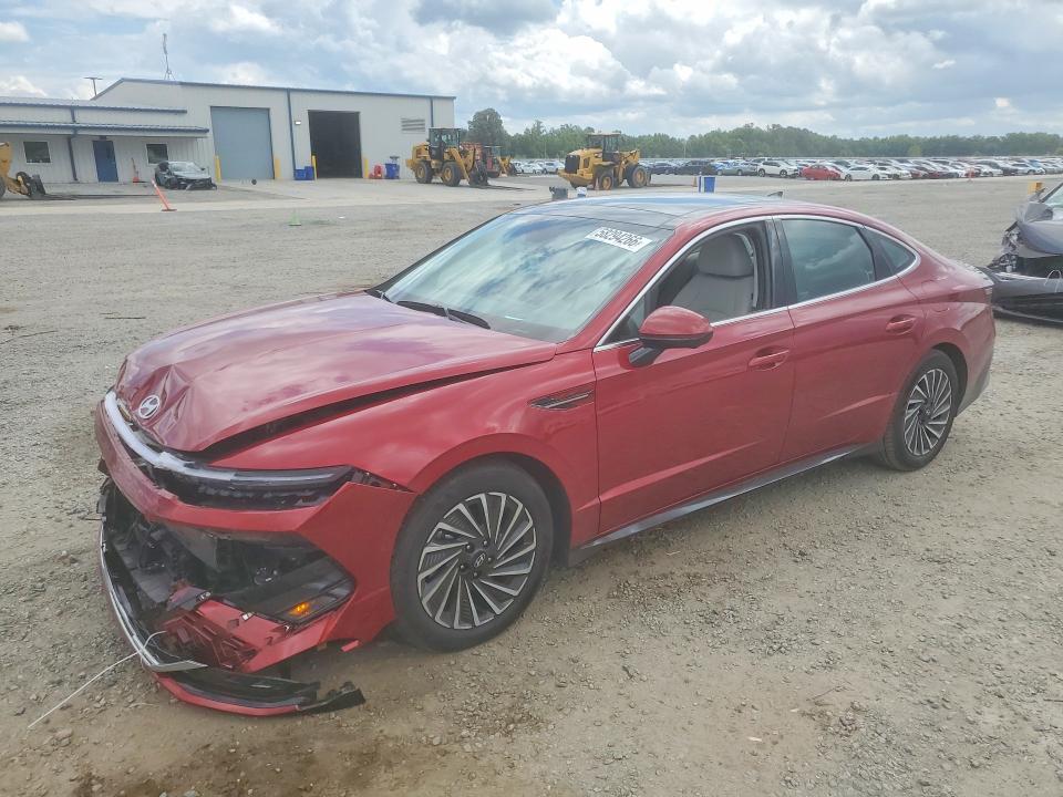 2025 Hyundai Sonata VIN KMHL54JJ0SA119933 COPART salvage auction — FRONT END, Nc - Salvage Certificate Of Title, sold $300 on 2026-07-27 (photo 1)