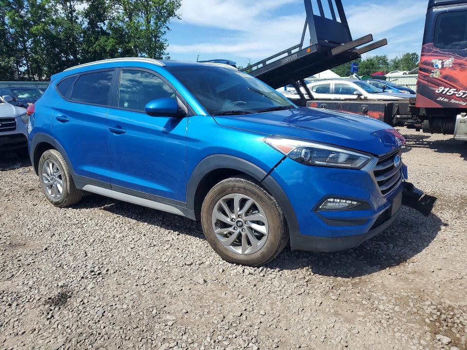 2018 Hyundai Tucson VIN KM8J3CA49JU782707 COPART salvage auction — FRONT END, Ny - Mv-907A Salvage Certificate, sold $4,300 on 2026-07-13 (photo 4)