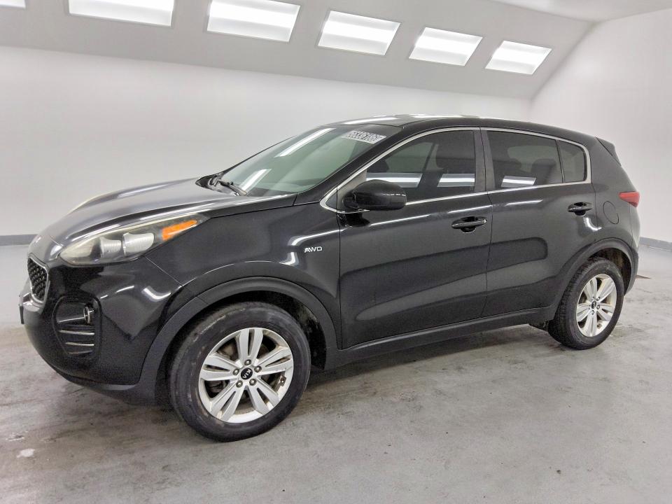 2019 Kia Sportage VIN KNDPMCAC7K7538086 COPART salvage auction — FRONT END, Ca - Certificate Of Title, sold $1,100 on 2026-07-28 (photo 1)