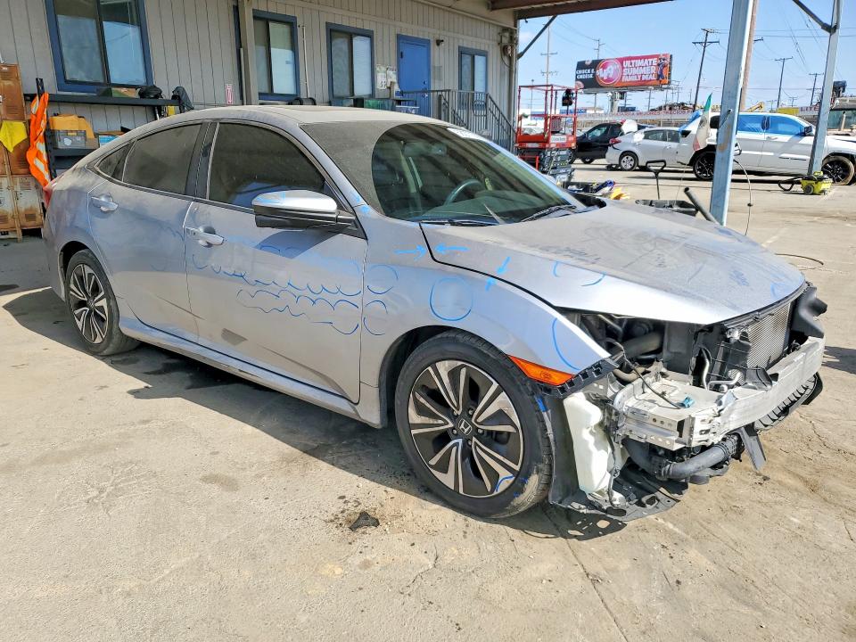 2018 Honda Civic VIN JHMFC1F76JX008462 COPART salvage auction — FRONT END, Ca - Salvage Certificate, sold $4,300 on 2026-07-23 (photo 4)