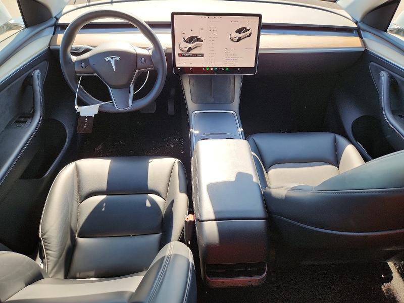 2023 Tesla Model y VIN 7SAYGDEE8PA078922 COPART salvage auction — FRONT END, Ny - Mv-907A Salvage Certificate, sold $11,900 on 2026-07-08 (photo 8)