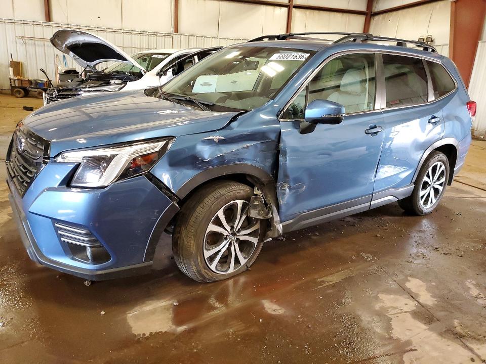 2023 Subaru Forester VIN JF2SKAPC0PH448325 COPART salvage auction — FRONT END, Mi - Cert Of Title-Salvage Vehicle, sold $7,500 on 2026-07-17 (photo 1)