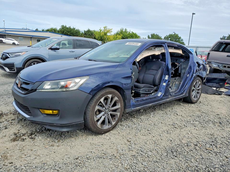 2014 Honda Accord VIN 1HGCR2F52EA215075 COPART salvage auction — SIDE, Ca - Salvage Certificate, sold $1,600 on 2026-07-09 (photo 1)