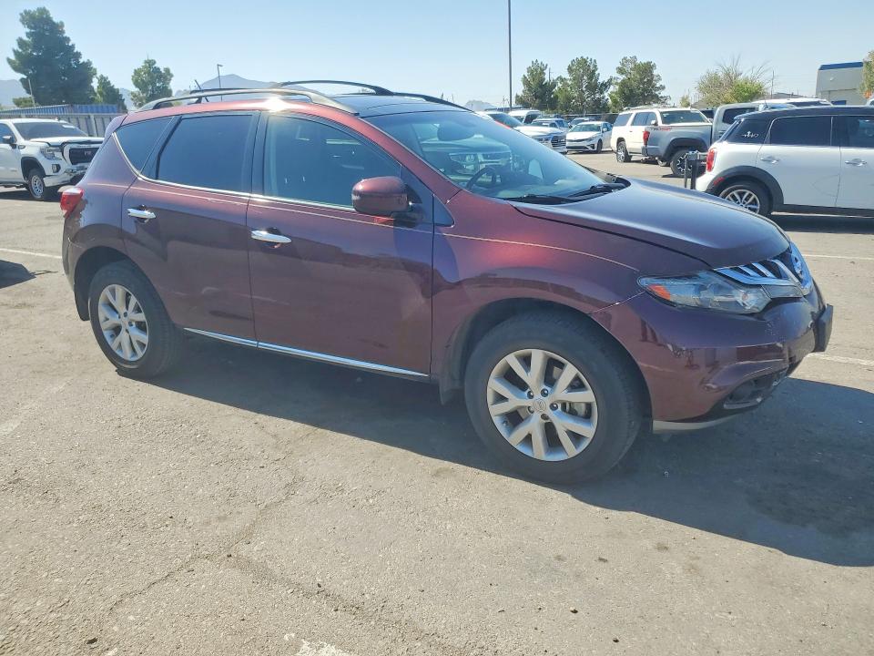 2014 Nissan VIN JN8AZ1MU9EW412763 COPART salvage auction — FRONT END, Tx - Salvage Vehicle Title, sold $2,300 on 2026-07-10 (photo 4)
