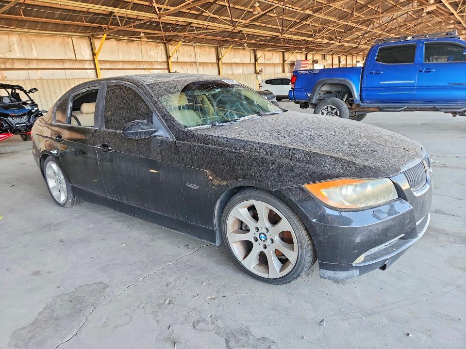 2006 BMW 3 series VIN WBAVB33546KS36959 COPART salvage auction — MECHANICAL, Az - Certificate Of Title (P), sold $275 on 2026-07-15 (photo 4)