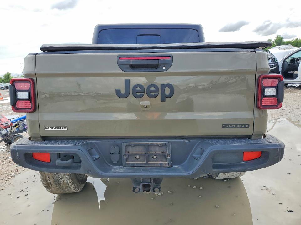 2020 Jeep Gladiator VIN 1C6HJTAG3LL160946 COPART salvage auction — FRONT END, TX - CERTIFICATE OF TITLE, sold $10,300 on 2026-08-28 (photo 6)