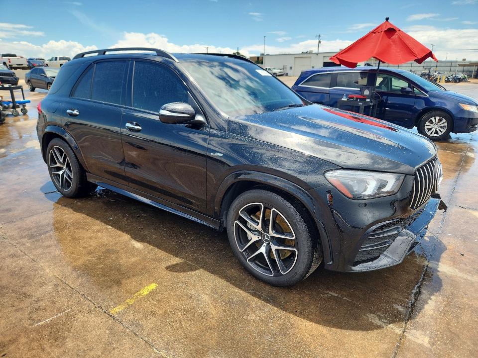 2022 Mercedes-benz Gle VIN 4JGFB6BB4NA654714 COPART salvage auction — FRONT END, Tx - Salvage Vehicle Title, sold $27,250 on 2026-07-09 (photo 4)