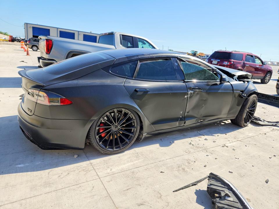 2021 Tesla VIN 5YJSA1E66MF452762 COPART salvage auction — FRONT END, Tx - Salvage Vehicle Title, sold $1,700 on 2026-07-24 (photo 3)
