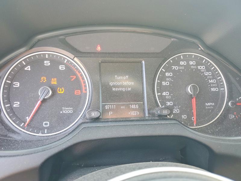 2016 Audi VIN WA1L2AFP5GA089130 COPART salvage auction — FRONT END, Tx - Salvage Vehicle Title, sold $2,150 on 2026-07-02 (photo 9)