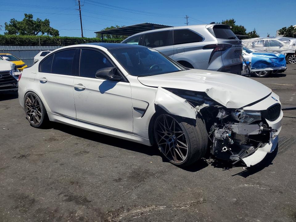 2017 BMW VIN WBS8M9C34H5G85986 COPART salvage auction — FRONT END, Ca - Salvage Certificate, sold $17,300 on 2026-07-02 (photo 4)