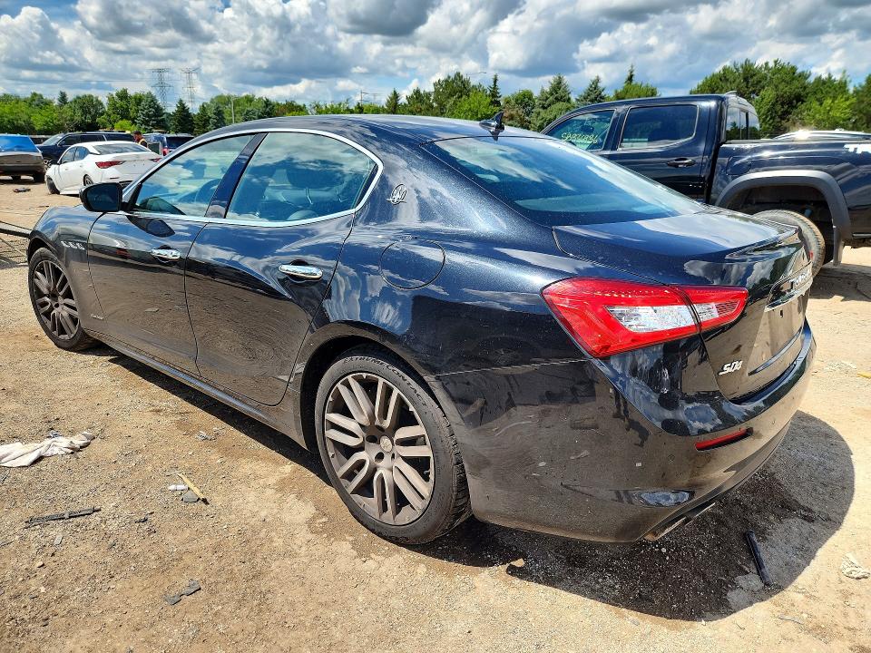 2018 Maserati Ghibli VIN ZAM57YTL0J1293296 COPART salvage auction — FRONT END, Il - Salvage Certificate, sold $3,950 on 2026-08-14 (photo 2)