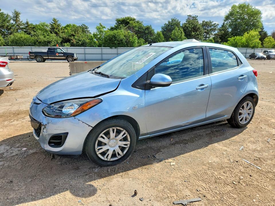 2013 Mazda 2 VIN JM1DE1KY2D0156591 COPART salvage auction — REAR END, Il - Salvage Certificate, sold $775 on 2026-07-28 (photo 1)